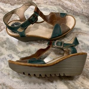 FLY London Boho Leather Sandals